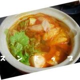 スンドゥプチゲ　寒い日には韓国風ピリ辛豆腐鍋♪